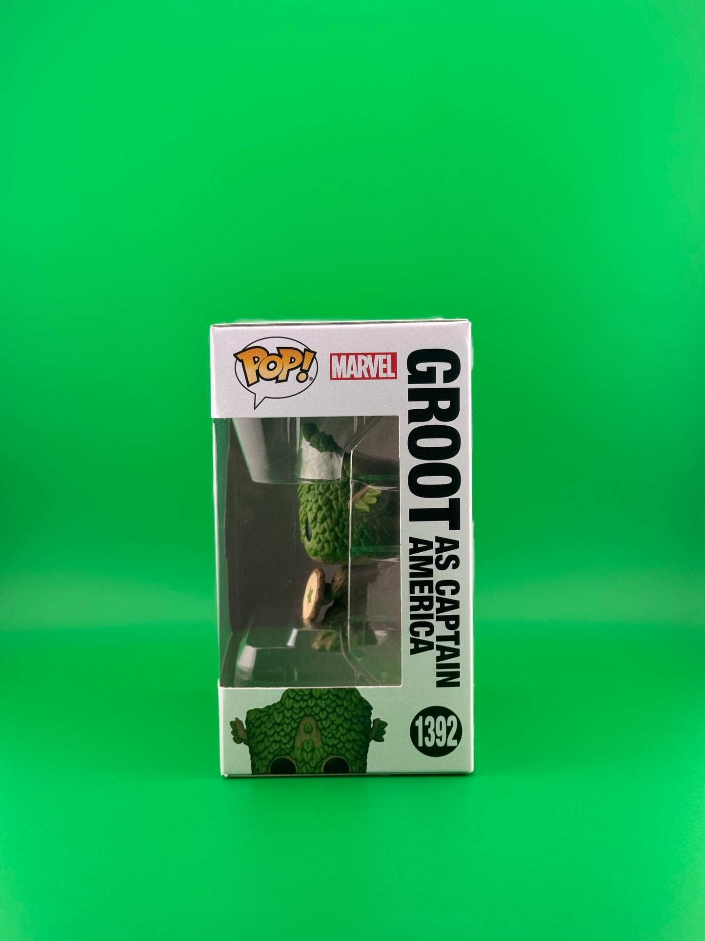 Groot as Captain America