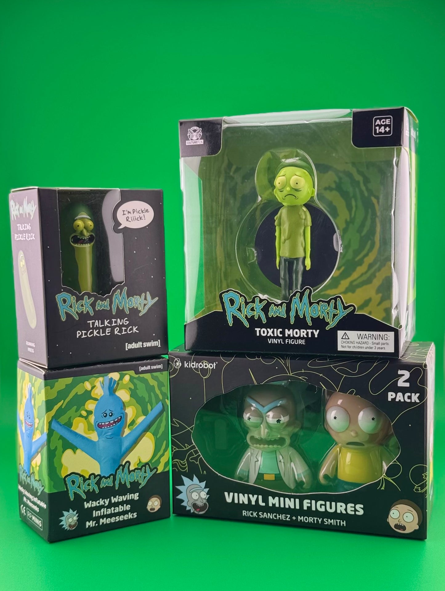 Rick and Morty 💚 4 Piece Set
